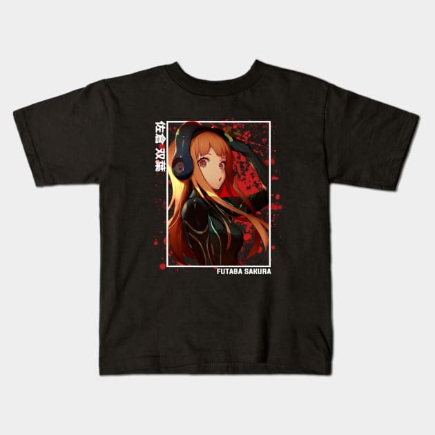 Futaba Sakura Persona 5 Kids T-Shirt by Otaku Emporium